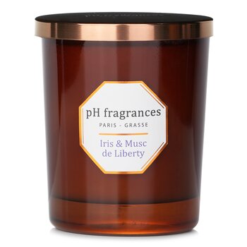 pH fragrances Scented Candle Iris & Musc de Liberty  180g/6.3oz