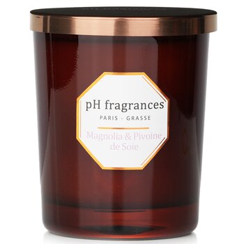 pH fragrances Scented Candle Magnolia & Pivoine de Soie  180g/6.3oz