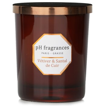 pH fragrances Scented Candle - Vetiver & Santal De Cuir  180g/6.3oz