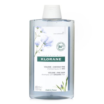 Klorane Shampoo With Organic Flax (Volume Fine Hair)  400ml/13.5oz