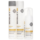 Bosley MD BosDefense Color Safe Starter Kit: Nourishing Shampoo 5.1+Volumizing Conditioner 5.1oz+Leave In Treatment 3.4oz 3pcs