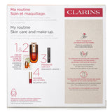 Clarins Favourites Set: Double Serum 30ml+Lip Comfort Oil - # 03 1.4ml+Wonder Volume Mascara XXL 3ml+Double Serum Eye Sample 0.9ml 4pcs
