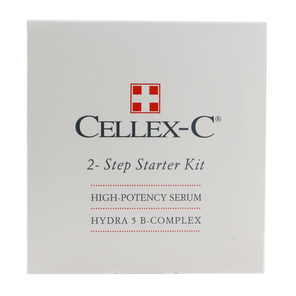 Cellex-C High Potency Serum 2 Step Starter Kit: High Potency Serum + Hydra 5 B-Complex  2x15ml/0.5oz