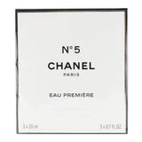 Chanel No.5 Eau Premiere Eau De Parfum Purse Spray And 2 Refills 3x20ml/0.7oz