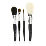Shu Uemura Portable Brush Set (Face, Cheeks, Eye Shadow & Lips) 4pcs +1Case