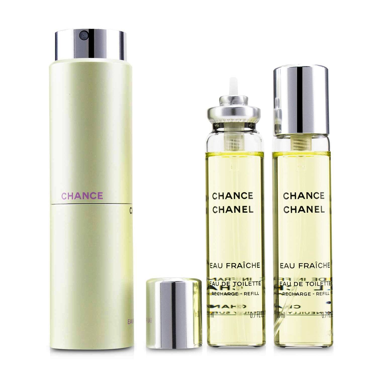 fedme faglært Normal Chanel Chance Eau Fraiche Twist & Spray Eau De Toilette 3x20ml/0.7oz –  Fresh Beauty Co. USA