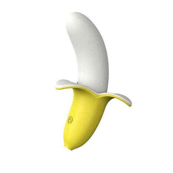 HK-BDSM Cute Banana Vibrating G-spot orgasm vibrator small Dildo  Fixed Size