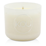 iKOU Eco-Luxury Aromacology Natural Wax Candle Glass - Nurture (Italian Orange Cardamom & Vanilla)
