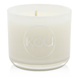 iKOU Eco-Luxury Aromacology Natural Wax Candle Glass - Peace (Rose & Ylang Ylang)