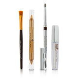Billion Dollar Brows Best Sellers Kit: 1x Universal Brow Pencil 0.27g/0.009oz, 1x Brow Duo Pencil 2.98g/0.1oz, 1x Smudge Brush, 1x Brow Gel 3ml/0.1oz 4pcs