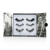 Eylure The London Edit False Lashes Multipack - # 121, # 117, # 154 (Adhesive Included) 3pairs