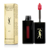 Yves Saint Laurent Rouge Pur Couture Vernis A Levres Vinyl Cream Creamy Stain - # 401 Rouge Vinyle 5.5ml/0.18oz