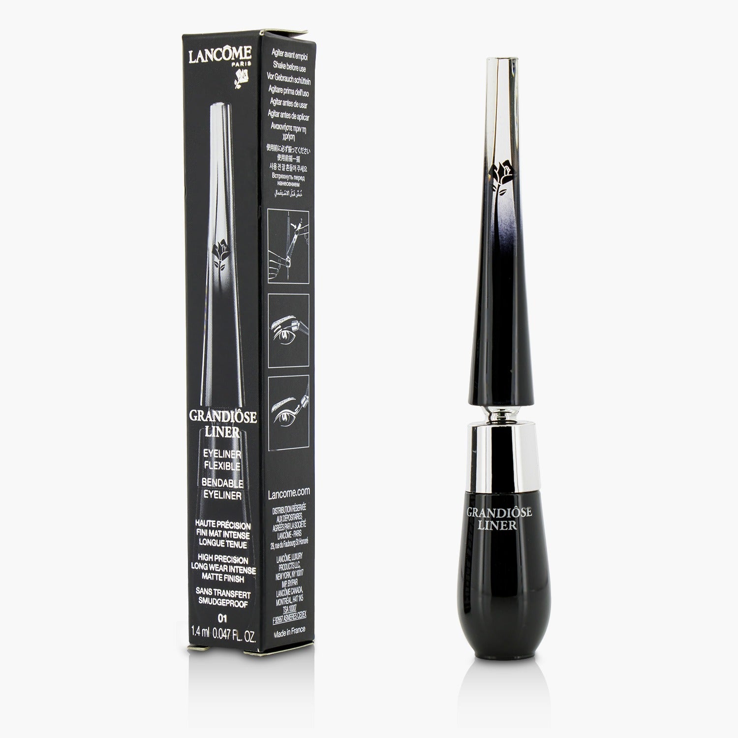 Grandiose Bendable Eyeliner - 01 Noir Mirifique 1.4ml/0.047o – Beauty Co. USA