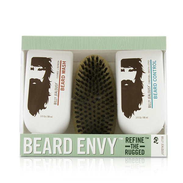 Billy Jealousy Beard Envy Kit: Beard Wash + Beard Control + brush 1pcs 3pcs 88ml
