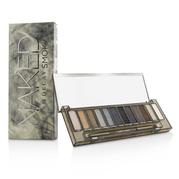 Urban Decay Naked Smoky Eyeshadow Palette (12x Eyeshadow, 1x Doubled Ended Smoky Smudger/Tapered Crease Brush)