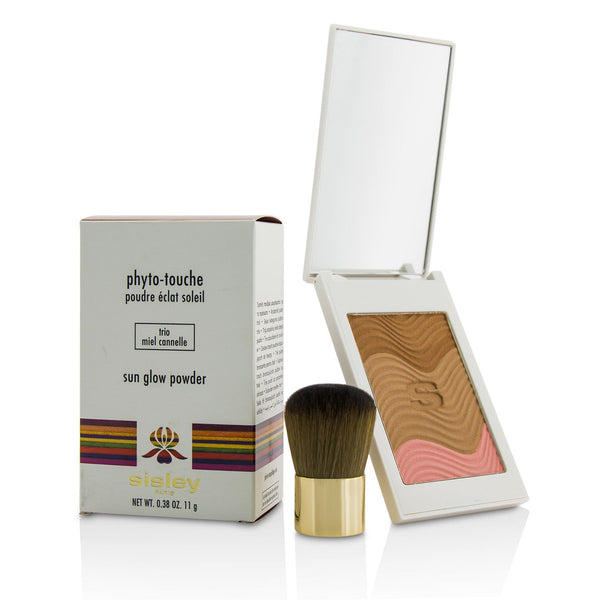 Sisley Phyto Touche Sun Glow Powder With Brush - # Trio Miel Cannelle 