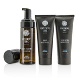 Gentlemen's Tonic Face Gift Set: Exfoliating Facial Scrub 100ml + Daily Foaming Cleanser 150ml + Daily Moisturiser 100ml