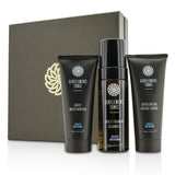 Gentlemen's Tonic Face Gift Set: Exfoliating Facial Scrub 100ml + Daily Foaming Cleanser 150ml + Daily Moisturiser 100ml
