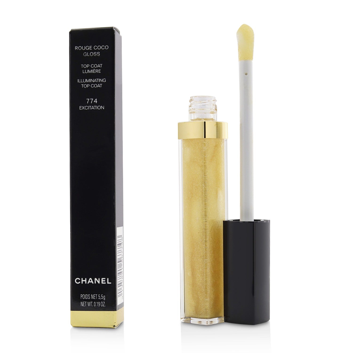 Chanel Rouge Coco Illuminating Top Coat - # 774 Excitation 5.5g/ Fresh Beauty Co. USA