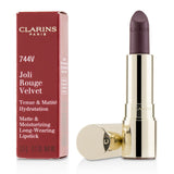Clarins Joli Rouge Velvet (Matte & Moisturizing Long Wearing Lipstick) - # 744V Plum