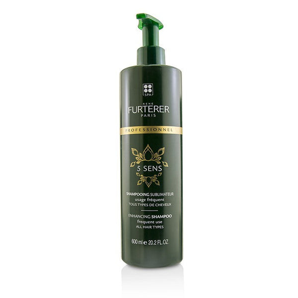 Rene Furterer 5 Sens Enhancing Shampoo - Frequent Use, All Hair Types (Salon Product) 600ml/20.2oz