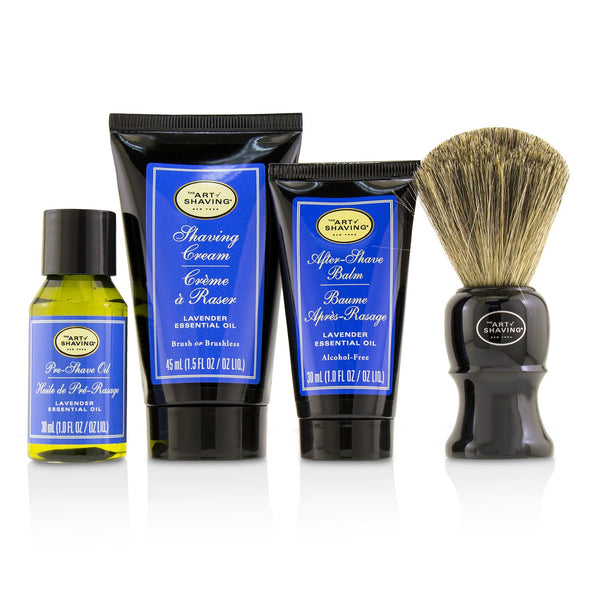 The Art Of Shaving The 4 Elements of the Perfect Shave Mid-Size Kit - Lavender 