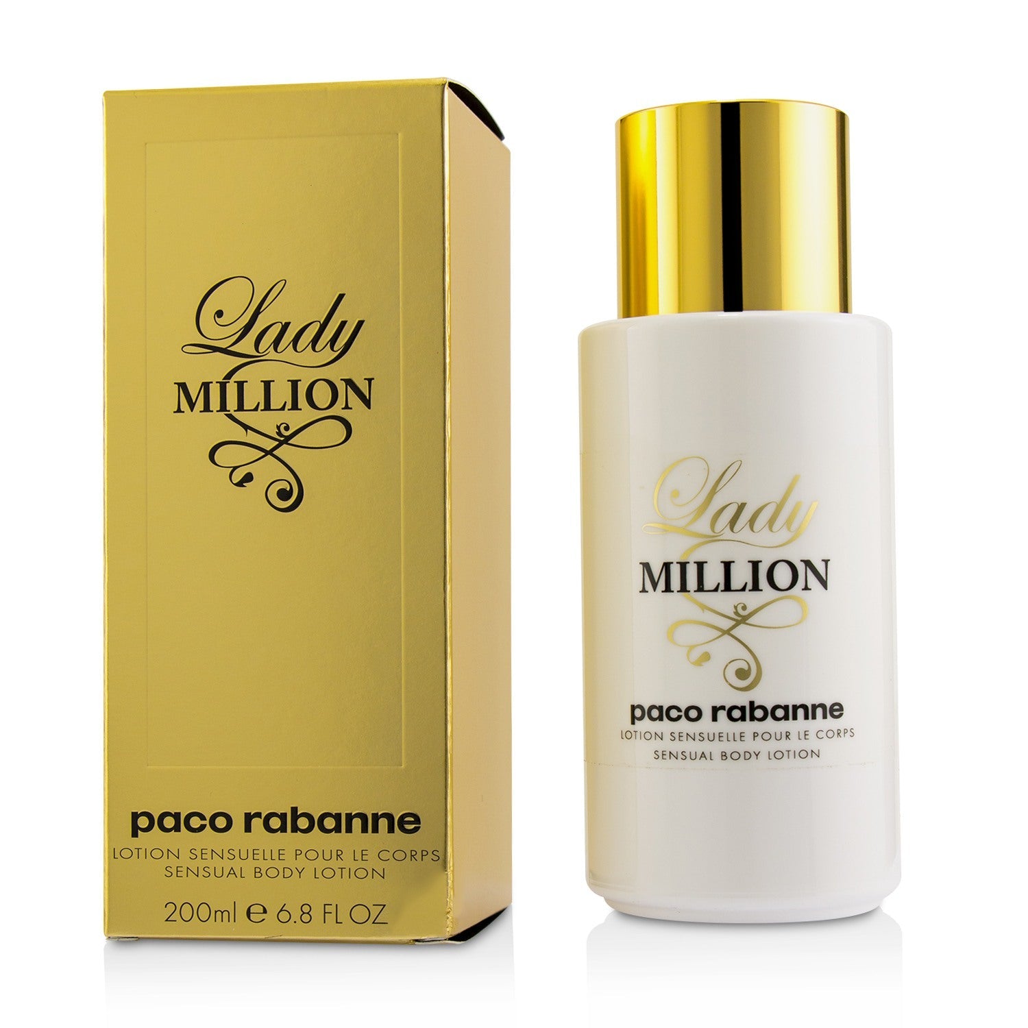 Paco Rabanne Lady Million Sensual Body Lotion 200ml 6.8oz