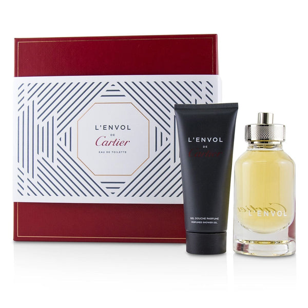 Cartier L'Envol De Cartier Coffret: Eau De Toilette Spray 80ml/2.7oz + Perfumed Shower Gel 100ml/3.3oz 