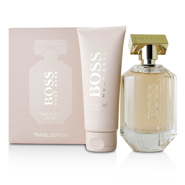 Hugo Boss The Scent For Her Coffret: Eau De Parfum Spray 100ml/3.3oz + Perfumed Body Lotion 100ml/3.3oz 