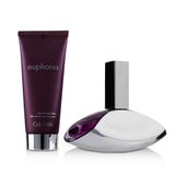 Calvin Klein Euphoria Coffret: Eau De Parfum Spray 100ml/3.4oz + Sensual Skin Lotion 100ml/3.4oz