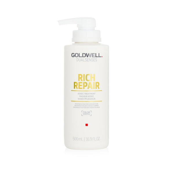 Goldwell Dual Senses Rich Repair 60Sec Treatment (Regeneration For Damaged Hair) 500ml/16.9oz