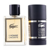 Lacoste L'Homme Coffret: Eau De Toilette Spray 50ml/1.6oz + Deodorant Stick 75ml/2.4oz