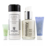 Sisley Week-End Must-Haves Set: Ecological Compound 60ml + Gentle Make-Up Remover 100ml + Express Flower Gel 10ml + Eye Contour Mask