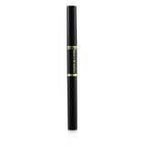 KISS ME Heavy Rotation Fit Fiber In Double Eyebrow Pencil - # 02 Dark Brown