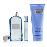 Abercrombie & Fitch First Instinct Blue Coffret: Eau De Parfum Spray 100ml/3.4oz + Body Lotion 200ml/6.7oz + Eau De Parfum Spray 15ml/0.5oz 3pcs