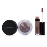 BareMinerals Destination Desert (1x Mini Lip Lacquer, 1x Blush) 2pcs