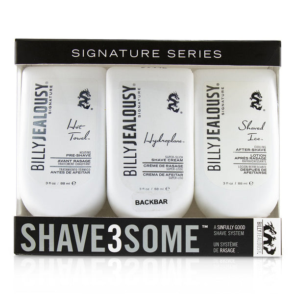 Billy Jealousy Signature Shave3Some Kit : 1x Pre-Shave 88ml + 1x Shave Cream 88ml + After-Shave 88ml 