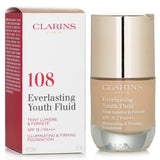 Clarins Everlasting Youth Fluid Illuminating & Firming Foundation SPF 15 - # 108 Sand 30ml/1oz