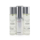 Chanel Allure Homme Sport Cologne Travel Spray & Two Refills 3x20ml/0.7oz