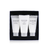 Shiseido Total Age Defense 3-Pieces Set: Cleansing Foam 30ml + Cleansing Scrub 30ml + Revitalizer Cream 30ml
