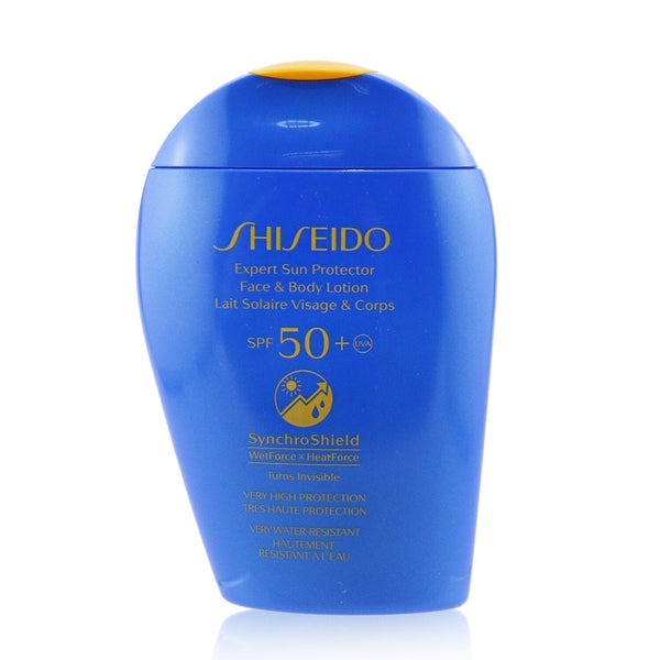 Shiseido Expert Sun Protector SPF 50+UVA Face & Body Lotion (Turns Invisible, Very High Protection, Very Water-Resistant)  150ml/5.07oz