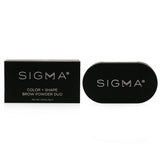 Sigma Beauty Color + Shape Brow Powder Duo - # Medium 3g/0.11oz