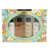 Philosophy Sweetest Party Favors 4-Pieces Git Set: Vanilla Chocolate Cumble (Shampoo, Shower Gel & Bubble Bath 120ml + Body Lotion 120ml ) + Bubbly (Shampoo, Shower Gel & Bubble Bath 120ml + Body Lotion 120ml)