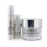 Clinique Skincare Specialists Clinique Smart Custom-Repair Set: Moisturizer SPF 15 50ml + Serum 10ml + Eye Treatment 5ml 3pcs