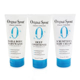 Original Sprout Classic Collection Travel Trio: Conditioner 90ml + BabyWash 90ml + Baby Cream 90ml