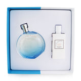 Hermes Eau Des Merveilles Bleue Coffret: Eau De Toilette Spray 100ml/3.3oz + Moisturzing Body Lotion 80ml/2.7oz 2pcs