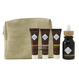 I Coloniali The Potion of Rebirth Set With Pouch: 1x Age Recover - Replumping Serum - 30ml/1oz + 1x Age Recover - Replumping Rich Mask - 10ml/0.3oz + 1x Hydra Brightening Pure Radiance Rich Cleansing Milk - 10ml/0.3oz + 1x Regenerating & Velveting -