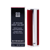 Givenchy Le Rouge Deep Velvet Lipstick - # 27 Rouge Infuse