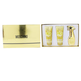 Moschino Gold Fresh Couture Coffret: Eau De Parfum Spray 50ml/1.7oz + The Freshest Body Lotion 100ml/3.4oz + The Freshest Bath & Shower Gel 100ml/3.4oz