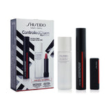 Shiseido Controlled Chaos MascaraInk Set (1x Controlled Chaos MascaraInk, 1x Modern Matte Powder Lipstick, 1x Instant Eye And Lip Makeup Remover)